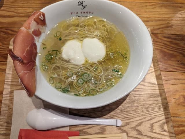 黄金の塩らぁ麺 ドゥエイタリアン 溝口 - サブ画像2