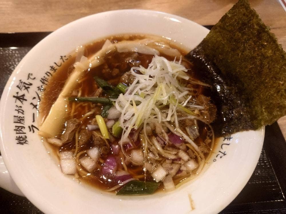 焼肉屋が本気でラーメンを作りました。