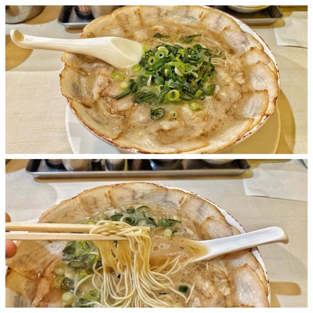 長浜ラーメン丸羅とんこつラーメン