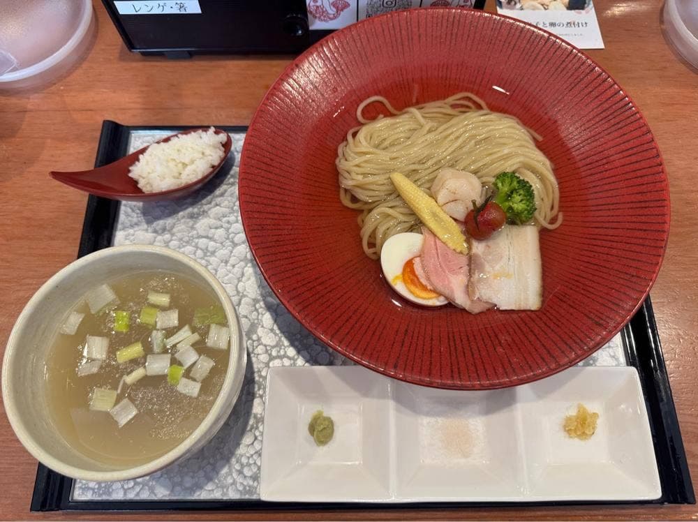 帆立と鯛の麺