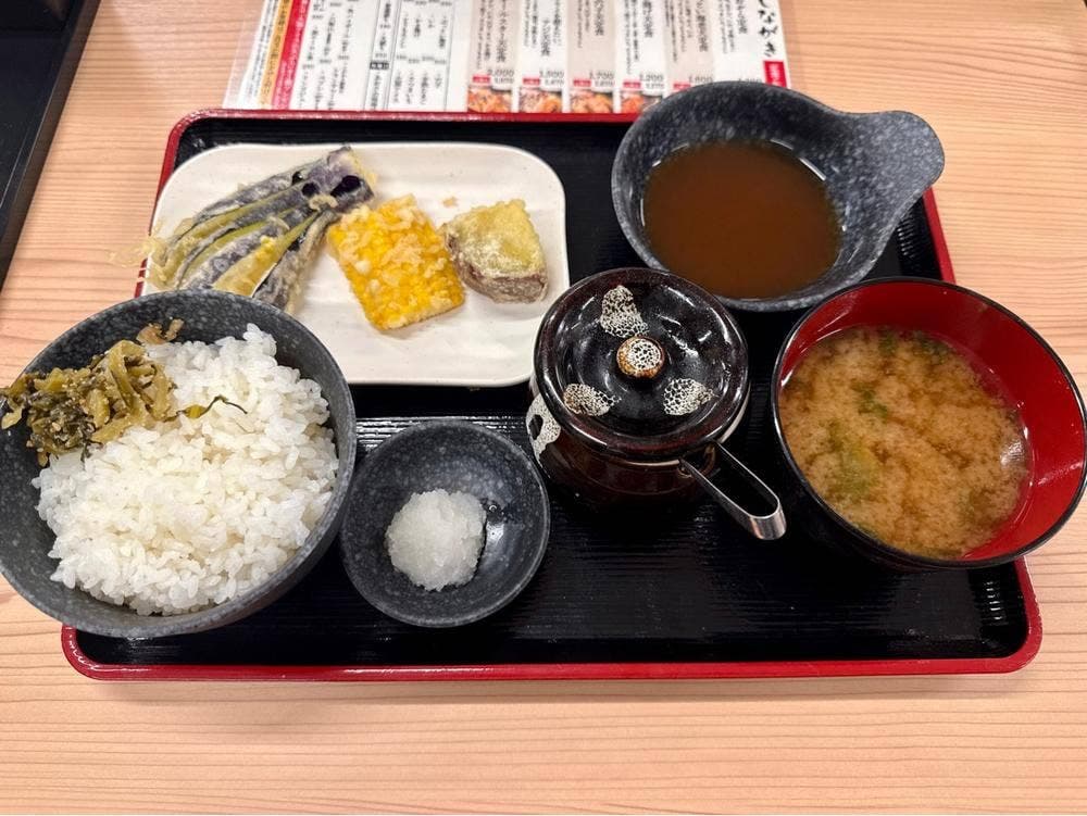 天ぷら定食 あおぞら 野田店