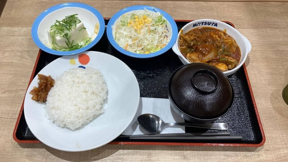 松屋 東鎌ヶ谷店 松のや併設