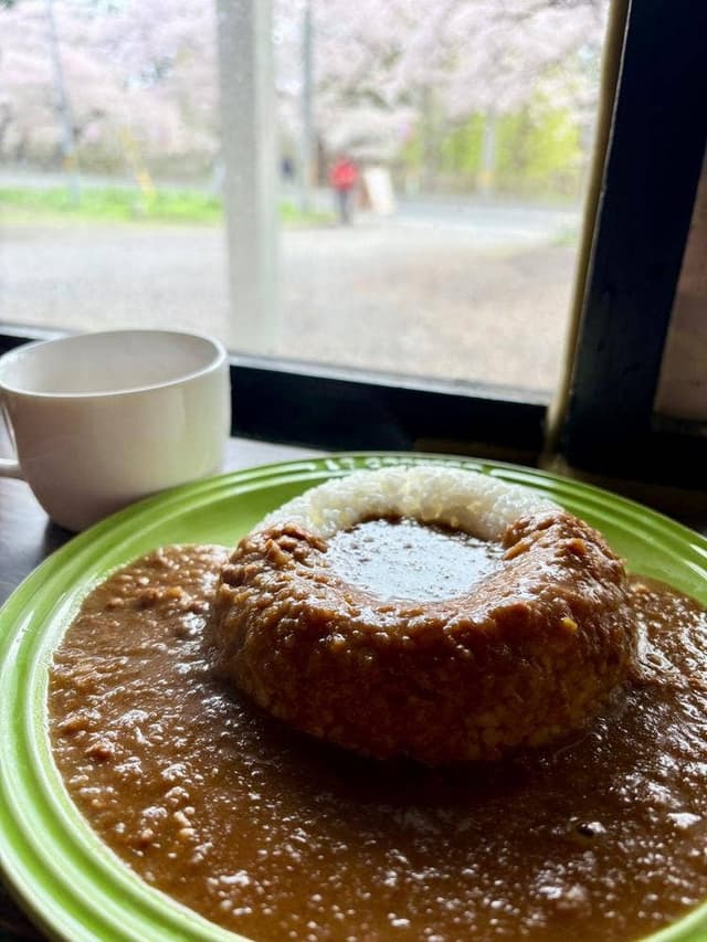 赤い屋根の喫茶店 駅舎 - サブ画像3