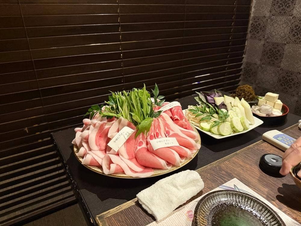 今帰仁アグーしゃぶしゃぶ 長堂屋那覇店