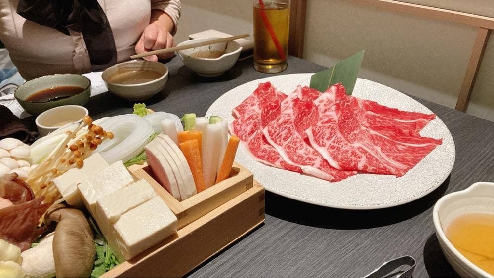 銀座しゃぶ輝 品川店 完全個室 黒毛和牛しゃぶしゃぶ・すき焼き専門店