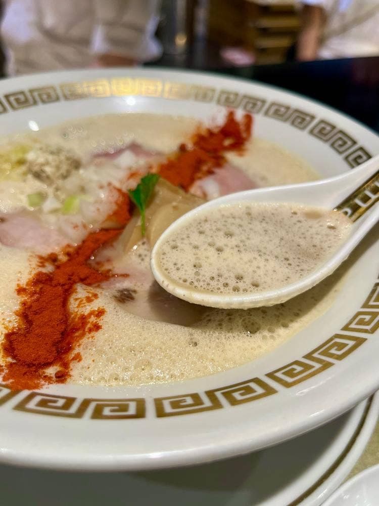 鯛白湯らーめん ◯de▽