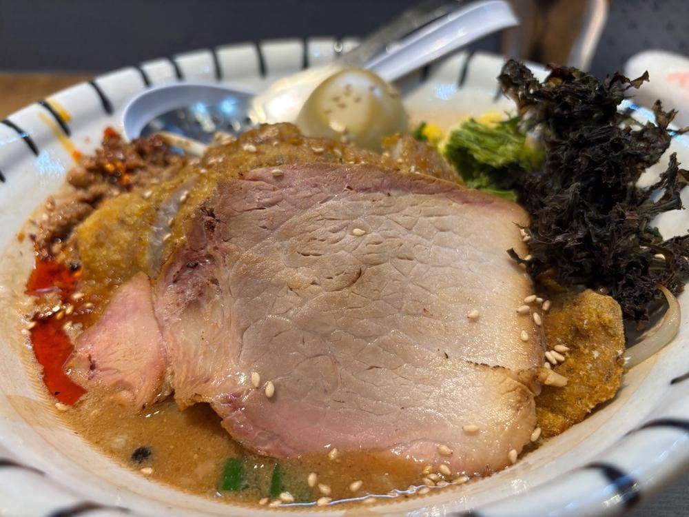 濃口背脂味噌らーめんと餃子 大福帳