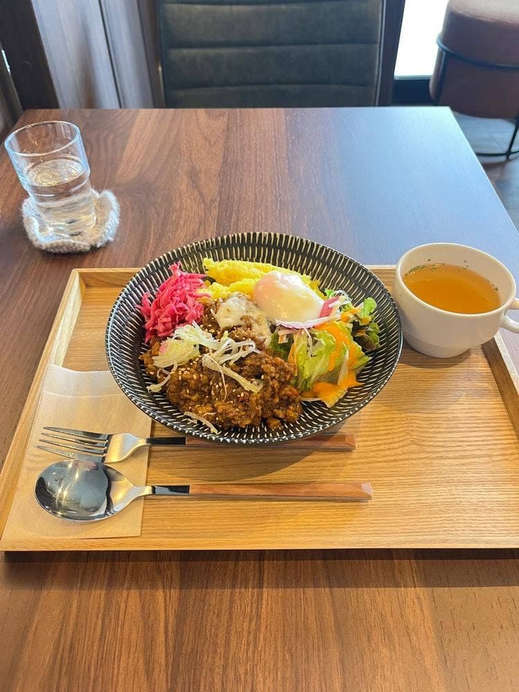 カレーとソフトクリーム