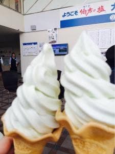 伯方の塩 大三島工場 ソフトクリーム売店
