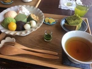 和cafe Leaf Heart 牛島製茶 筑後けやき通店