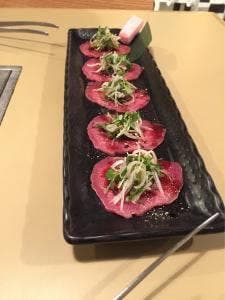 下曽根焼肉 タンカラテイル