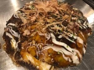 お好み焼き 鉄板焼き 葉づき