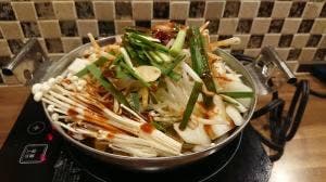 一人ホルモン鍋 はるばる