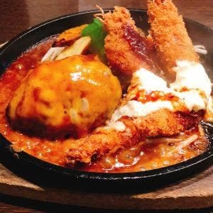 黒毛和牛ハンバーグ ふぅわ