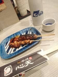 鰻串焼 心天