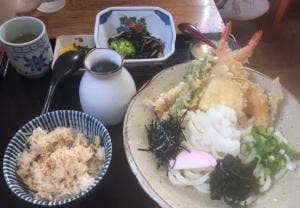 手打ちうどん 白滝