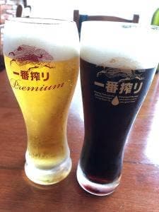 丘の上のビアレストラン
