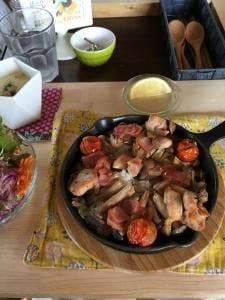 ハンモックと光サイフォン珈琲 HOWBI