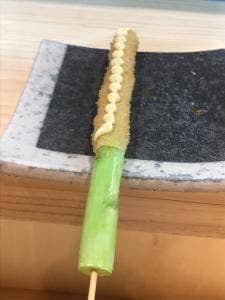 はい、串揚げです。