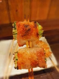焼とり 豚巻野菜 スイゼンジ 鶏巻