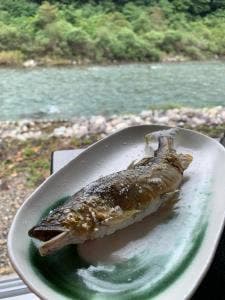 天然鮎料理 おもだか