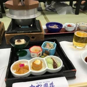 京都・湯の花温泉 松園荘 保津川亭 食事会場