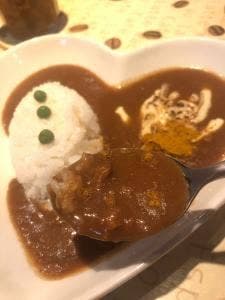 湖月のカレーあんみ食堂