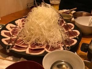 鴨と葱 淀水二行