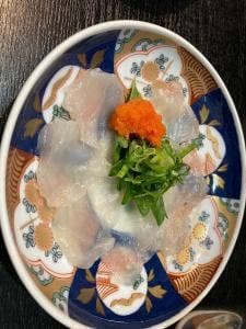 泳ぎふぐ 海物料理 河田