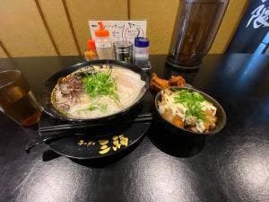 豚骨ラーメン 三福