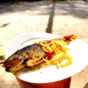 つり場食堂 秋川国際マス釣場