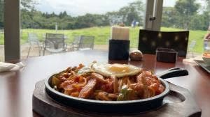 富士山の見えるレストラン