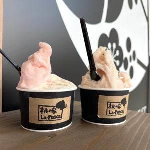 丘の上の小さなジェラテリア ラ・ペスカ