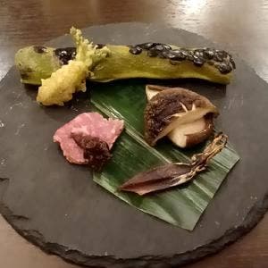 原始焼 日本酒 雨のち晴レルヤ。