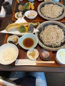蕎麦切り 笑
