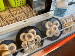 風治八幡宮 参道の焼き餅 露店