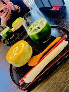 清月堂 カフェ花いんげん