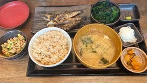 炭火焼干物定食 しんぱち食堂 人形町店