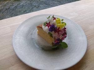 花 soufflé cheesecake