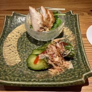 河内鴨 蕎麦 スタンド 藤乃