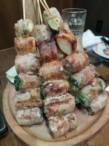 炭火野菜巻と魚串 ときわ福島