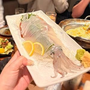 個室 泳ぎイカ 九州うまか 新大宮店