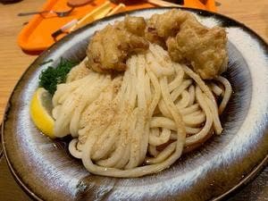 天然大海老天丼 自家製おうどん 白狐