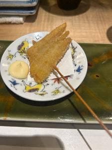 串かつと豆皿 ひとしな