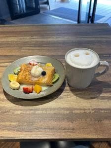 スマホとカフェ。