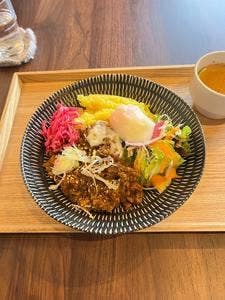 カレーとソフトクリーム