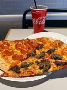 PIZZA SLICE UNDER THE PARK