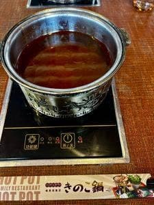 ファミリーレストラン きのこ鍋