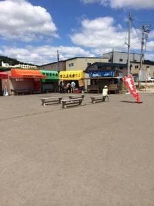 厚田港朝市