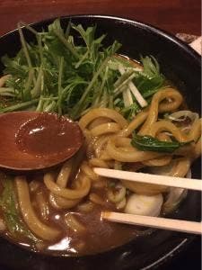 信濃川 今山うどん